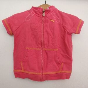 Puma Pink Girls Short Sleeve Tee T-shirt Size 24M GUC